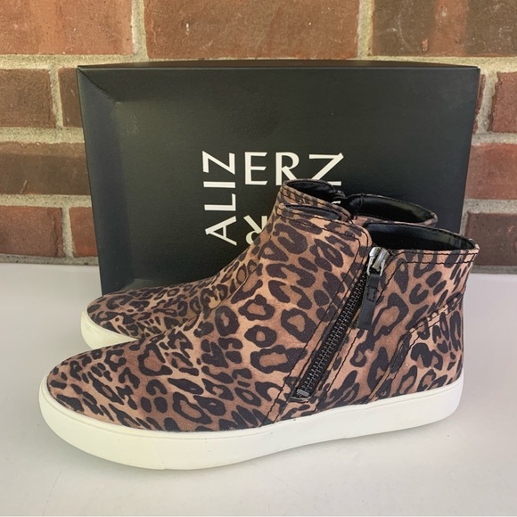 Naturalizer Women’sAnkle Booties Miranda US 7.5 M Cheetah Brown Faux Leather - Picture 5 of 9